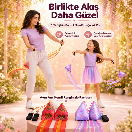 FlowKids - Anne & Çocuk Poi Paketi