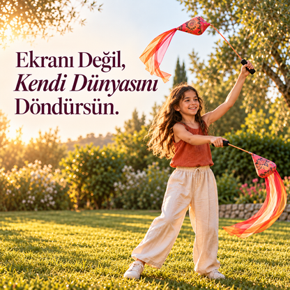 FlowKids Su Çocuk Poi — Ekranı Değil, Kendi Dünyasını Döndürsün