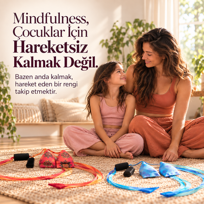 FlowKids Hava Çocuk Poi — Mindfulness, Çocuklar İçin Hareketsiz Kalmak Değil