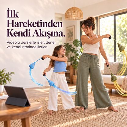 FlowKids Ateş Çocuk Poi — İlk Hareketinden Kendi Akışına